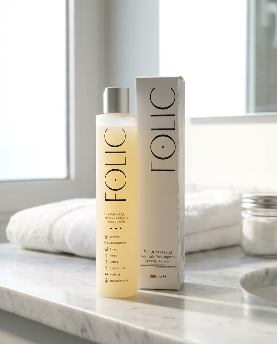 FOLIC LAB: champú especializado para el cuidado post injerto capilar